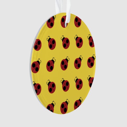 Ladybug 60s rétro cool rouge jaune (devant)