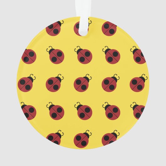 Ladybug 60s rétro cool rouge jaune (dos)