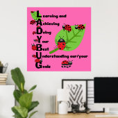 LADYBUG Aangepast Poster (Thuiskantoor)