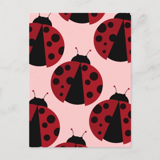 ladybug-afbeelding briefkaart (Voorkant)