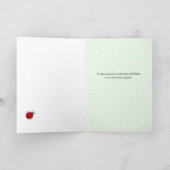 Ladybug anniversaire italie carte texte personnali (Intérieur)