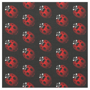 Ladybug Art Fabric Ladybird Fabric Cotton of Poly Stof