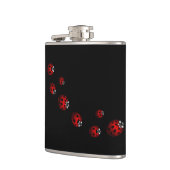 Ladybug Art Flask Custom Ladybug Drink Flask Heupfles (Links)