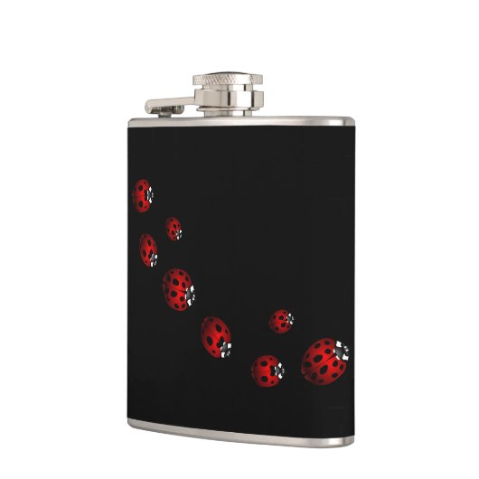 Ladybug Art Flask Custom Ladybug Drink Flask Heupfles (Links)
