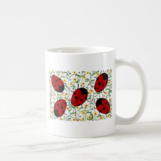 Ladybug Art Koffiemok (Rechts)
