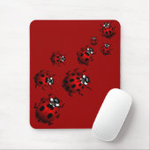 Ladybug Art Mousepad Bug Keepomwille Ladybug Gifts Muismat (Met muis)