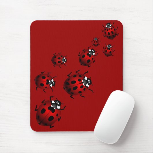 Ladybug Art Mousepad Bug Keepomwille Ladybug Gifts Muismat (Met muis)