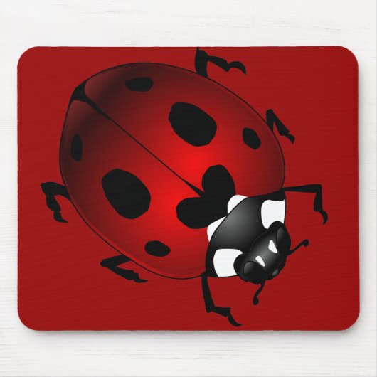 Ladybug Art Mousepad Bug Keepomwille Ladybug Gifts Muismat (Voorkant)