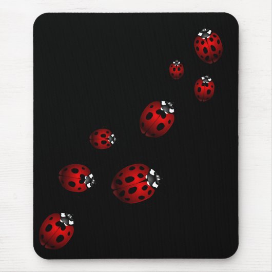 Ladybug Art Mousepad Bug Keepomwille Ladybug Gifts Muismat (Voorkant)