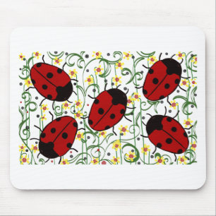 Ladybug Art Muismat