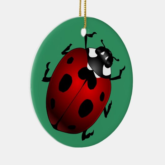 Ladybug Art Ornament Bug Keepomwille Ladybug Gifts (Rechts)