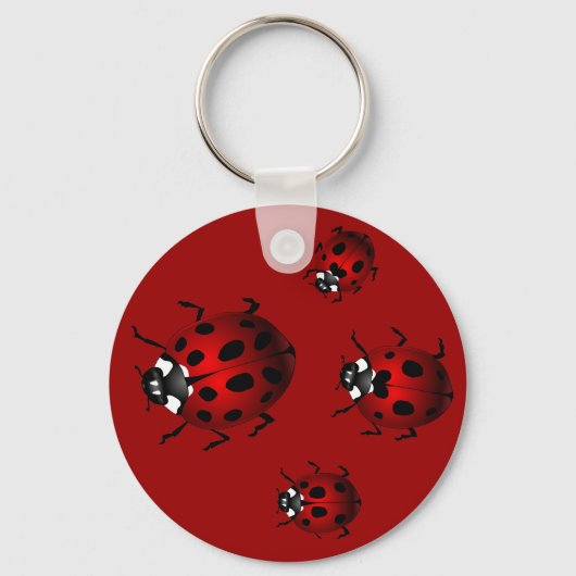 Ladybug Art Sleutelhanger Bug Keepomwille Ladybug  (Voorkant)
