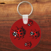 Ladybug Art Sleutelhanger Bug Keepomwille Ladybug  (Voorkant)