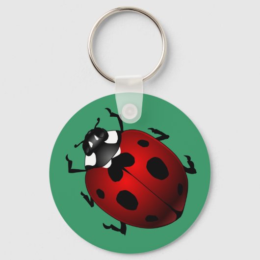 Ladybug Art Sleutelhanger Bug Keepomwille Ladybug (Voorkant)