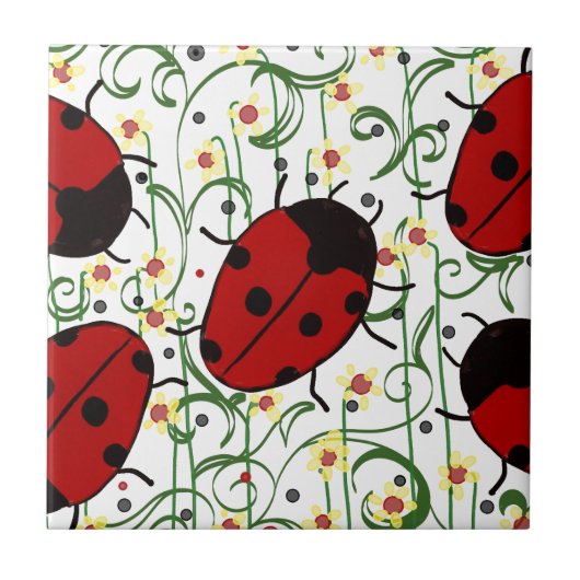 Ladybug Art Tegeltje (Voorkant)