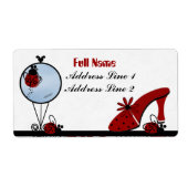 Ladybug Avery Étiquette (Devant)