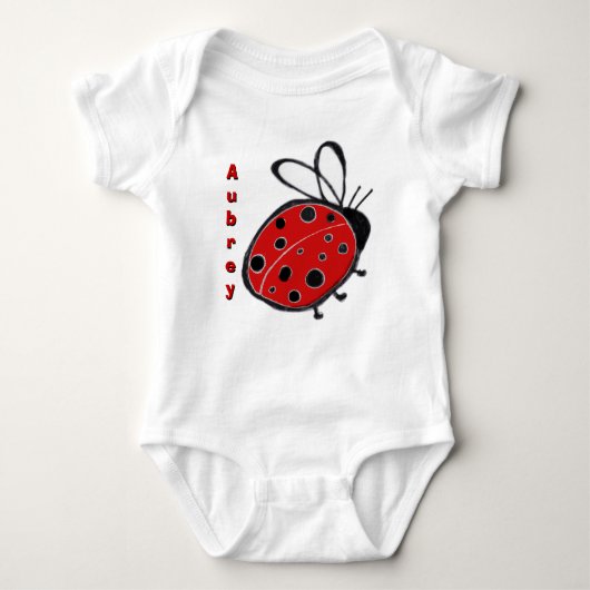 Ladybug Baby Creeper  Romper (Voorkant)