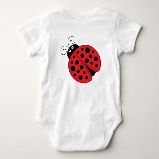 Ladybug Baby Cusmomized Bodysuit (Achterkant)