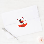 Ladybug Baby shower Favor Stickers Labels (Envelop)