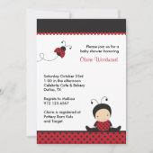 Ladybug Baby Shower Invitations (Devant)