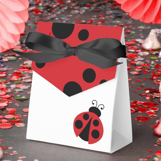 Ladybug Baby shower Treat Bedankdoosjes
