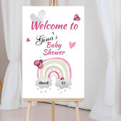 Ladybug Baby shower Welkom Poster