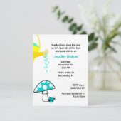 Ladybug Baby Sprinkle Shower-uitnodiging Kaart (Staand voorkant)