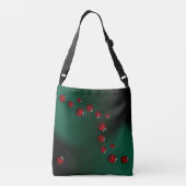 Ladybug Bags Cute Ladybug Ladybird Art Canvas tass Crossbody Tas (Achterkant)
