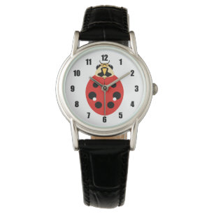 Ladybug Beetle Red Horloge