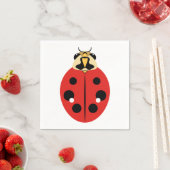 Ladybug Beetle Red Servetten (Insitu)