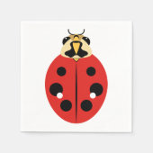Ladybug Beetle Red Servetten (Voorkant)