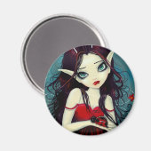 Ladybug Big-Eye Fairy Art Magneet (Voorkant / Achterkant)