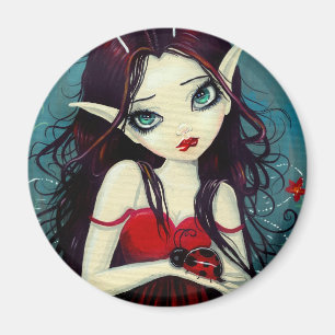 Ladybug Big-Eye Fairy Art Magneet
