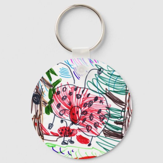 Ladybug Big, Ladybug Small, Ladybug Egg. Sleutelhanger (Voorkant)