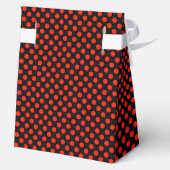 Ladybug Birthday Favor Box - Polka Dot Bedankdoosjes (Achterkant)