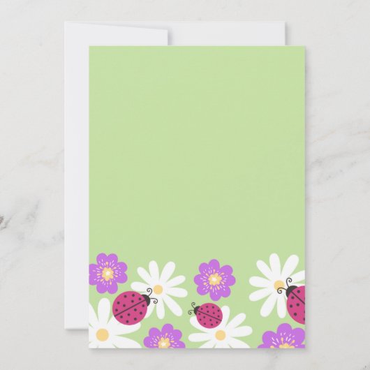Ladybug Birthday Invitation (Dos)