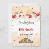 Ladybug Birthday Invitation (Devant)