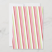 Ladybug Birthday Invitation Kaart (Achterkant)