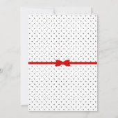 Ladybug Birthday Party Invitations Kaart (Achterkant)