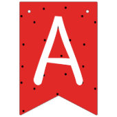 Ladybug Birthday Pennant Banner Bunting Flags (Derde vlag)