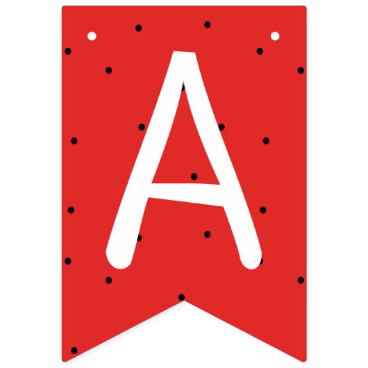 Ladybug Birthday Pennant Banner Bunting Flags (Derde vlag)