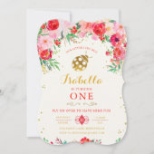 LadyBug Birthday Uitnodiging (Voorkant)