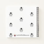 Ladybug Black + White Journal 8.5" X 8'5" (Dos)