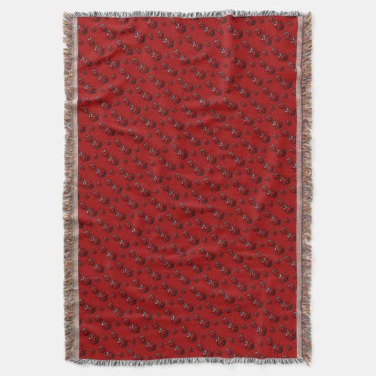Ladybug Blanket Ladybug/Ladybird Throw Blankets Bl Deken (Voorkant Verticaal)