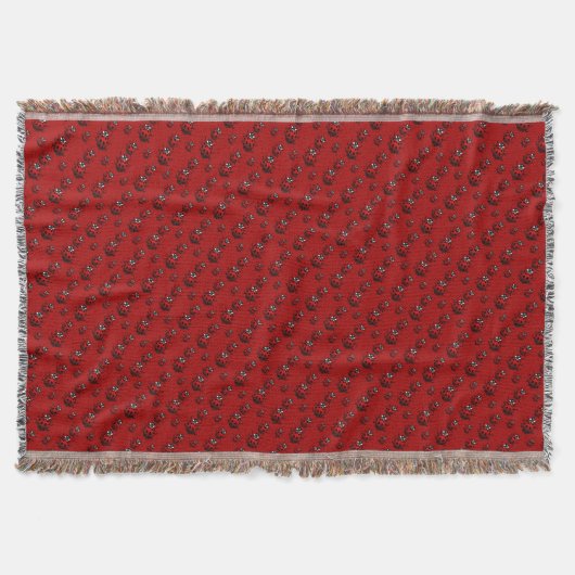 Ladybug Blanket Ladybug/Ladybird Throw Blankets Bl Deken (Voorkant)