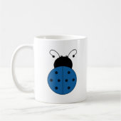 Ladybug blauw koffiemok (Links)