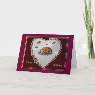 Ladybug Bonne Carte Anniversaire