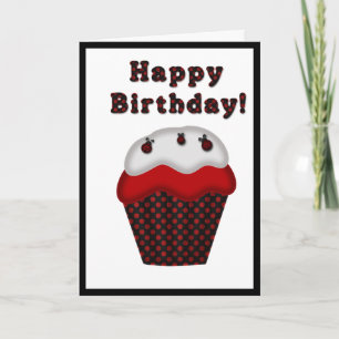 Ladybug Bonne Carte de voeux d'anniversaire