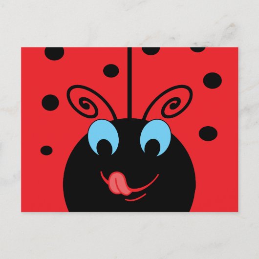 Ladybug Briefkaart (Voorkant)