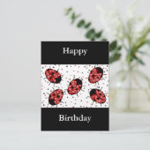 Ladybug Briefkaart (Staand voorkant)